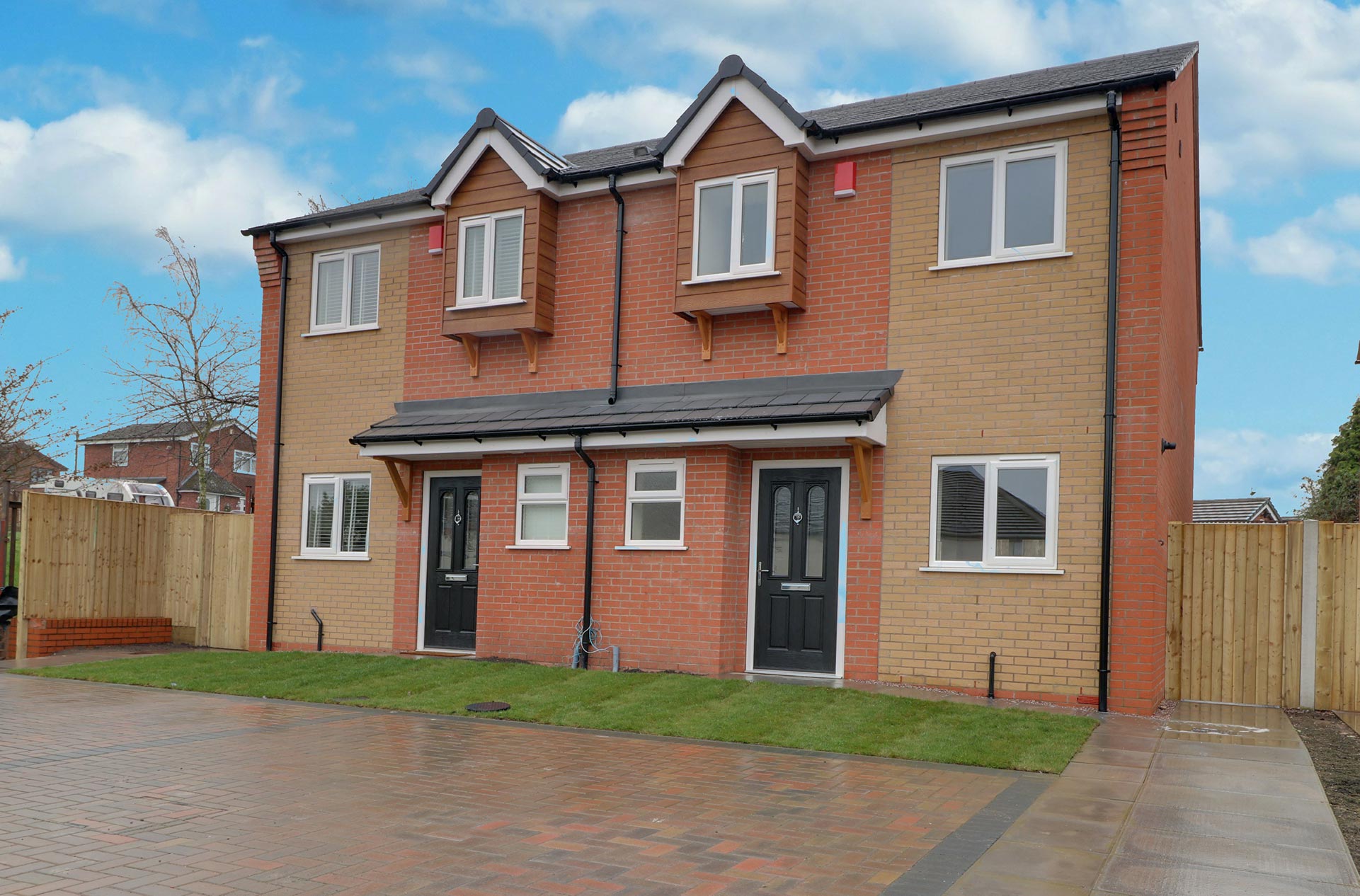 Brampton Homes working with Sandycroft finalising work at Bignall End